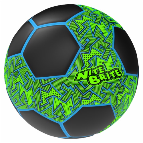 Baden 4 Nite Brite Light Green Soccer Ball Perspective: front