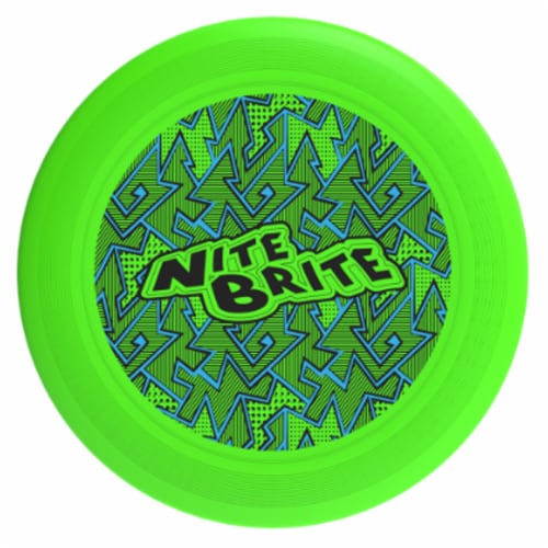 Baden Nite Brite Light Green Ultimate Disc Frisbee Perspective: front