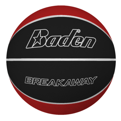 Baden® Breakaway 29.5 in Basketball - Black/Red Perspective: front
