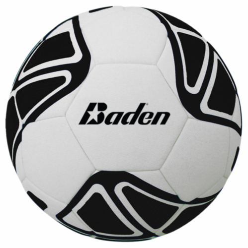 Baden Soccer Ball - Black/White Meta Perspective: front
