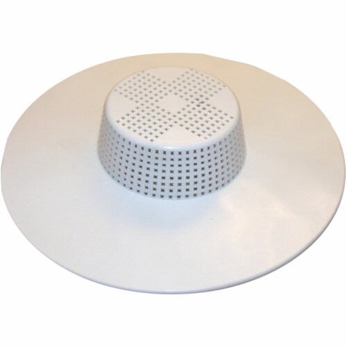 Lasco 1-1/2 In. White Hair Snare Tub Drain Strainer 09-2123 Perspective: front