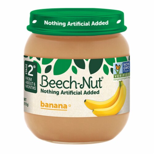 Beech-Nut® Stage 2 Banana Baby Food Perspective: front
