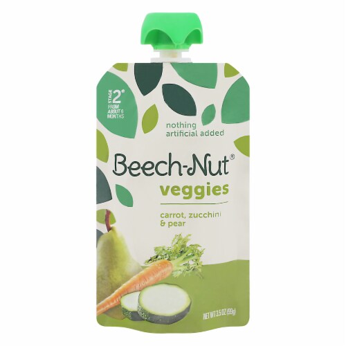 Beech Nut Veggies On The Go Stage 2 Carrot Zucchini Pear Baby