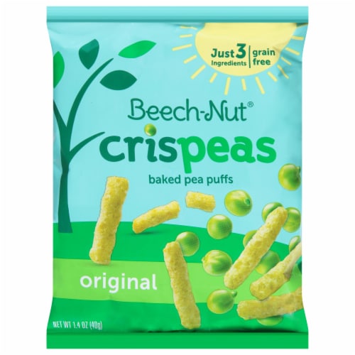 Beech-Nut® Crispeas Baked Pea Puffs Perspective: front
