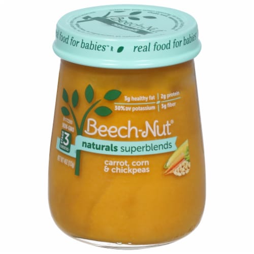 Beech-Nut® Naturals Superblends Stage 3 Carrot Corn & Chickpea Baby Food