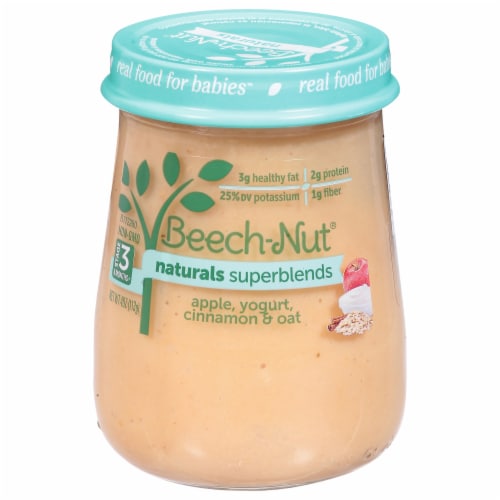 Beech-Nut® Naturals Superblends Stage 3 Apple Cinnamon Yogurt & Oat Baby Food