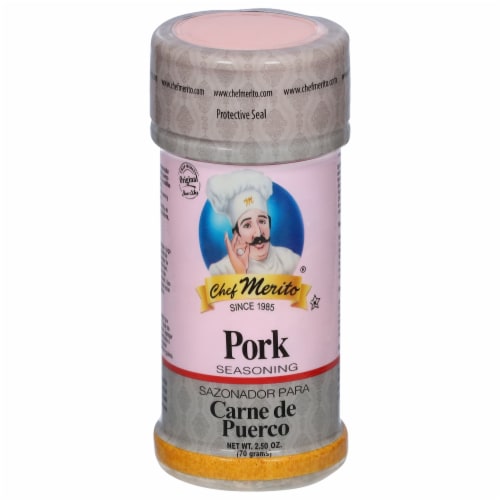 Chef Merito® Pork Chop Seasoning Perspective: front