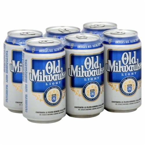 Old Milwaukee Light Beer Perspective: front
