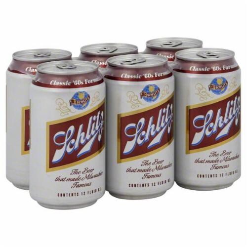 Schlitz Beer Perspective: front