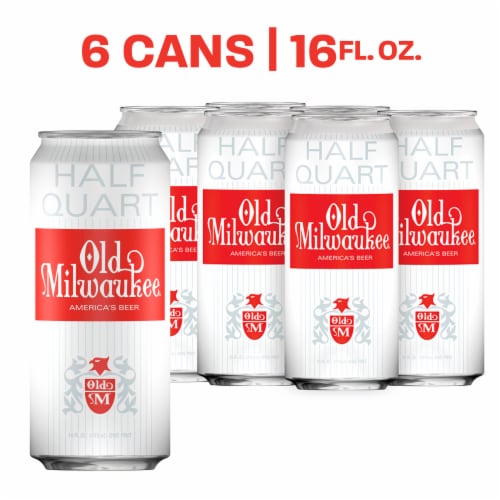 Old Milwaukee Beer Perspective: front
