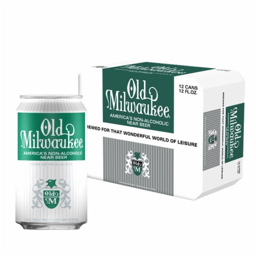 Old Milwaukee® Non-Alcoholic Beer Perspective: front