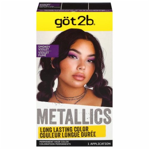 Schwarzkopf® got2b® Metallics™ Permanent Hair Color - M49 Smoky Violet Perspective: front