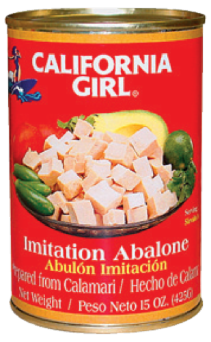 California Girl Imitation Abalone Perspective: front