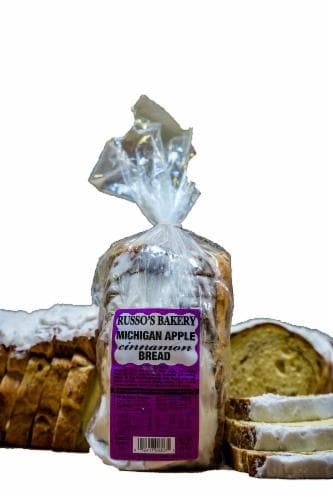 Russo's Bakery Michigan Apple Cinnamon Bread Perspective: front