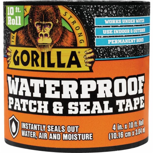 Gorilla® Waterproof Patch and Seal Tape - Black Perspective: front