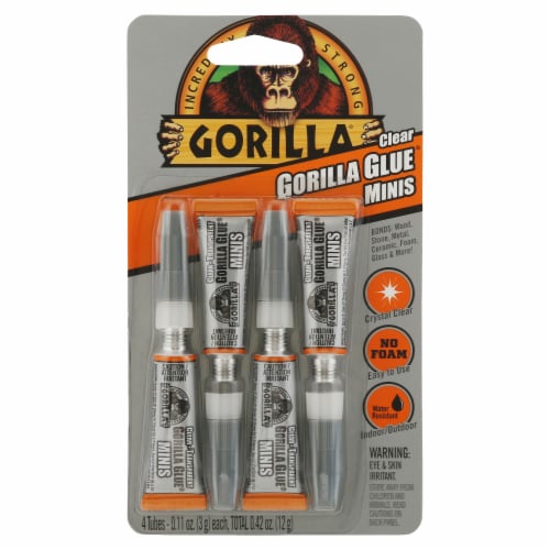 Gorilla® Clear Glue Minis, 4 ct / 0.42 oz - Jay C Food Stores