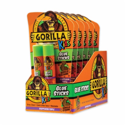 Gorilla® Kids Glue Sticks - Disappearing Purple, 2 pk - Fry's Food Stores