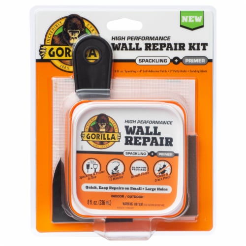Gorilla® High Performance Wall Repair Kit Perspective: front