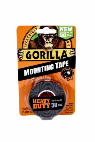 Gorilla® Heavy Duty Mounting Tape - Black, 1 ct - Pick 'n Save