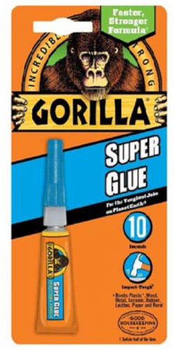 Gorilla Super Glue Perspective: front
