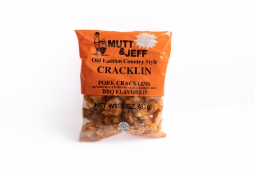 Mutt & Jeff BBQ Cracklins Perspective: front