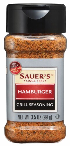 Sauer's Hamburger Grill Seasoning Perspective: front
