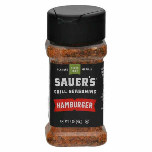 Sauer's® Hamburger Grill Seasoning Perspective: front