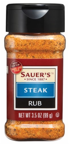 Sauer's Steak Seasoning Rub Perspective: front