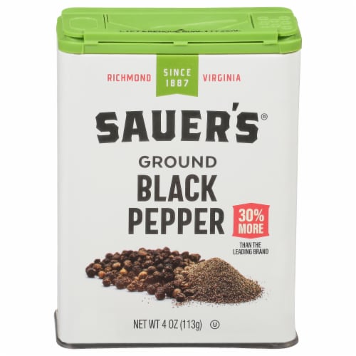 Sauer's® Ground Black Pepper Perspective: front