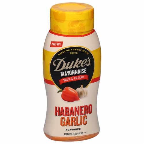 Duke's® Bold & Creamy Habanero Garlic Flavored Mayonnaise Perspective: front