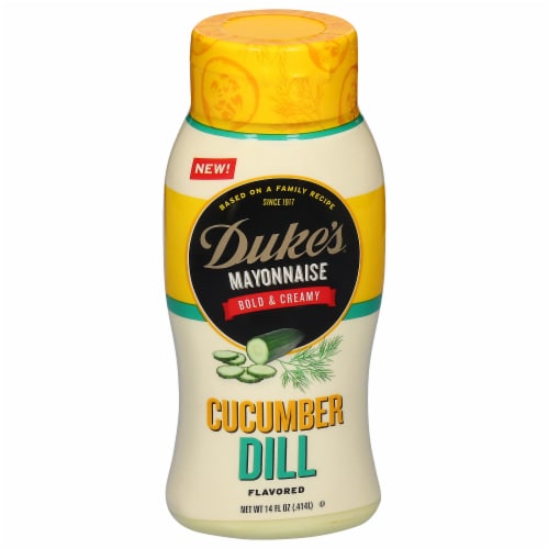 Duke’s Cucumber Dill Flavored Mayonnaise Perspective: front