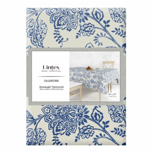 Lintex Calendre Floral Rectangle Tablecloth Perspective: front