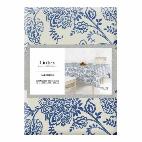Lintex Calendre Floral Rectangle Tablecloth Perspective: front