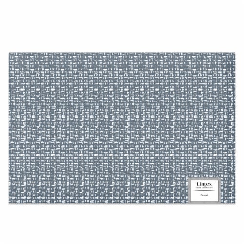 Lintex Solana Placemat - Blue/Gray Perspective: front