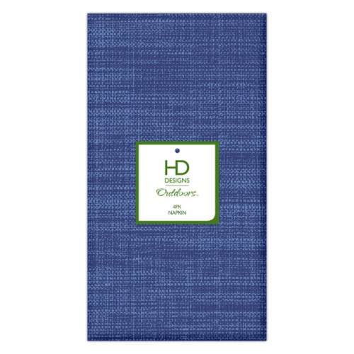 HD Designs® Outdoors Napkins - Miles Navy Perspective: front