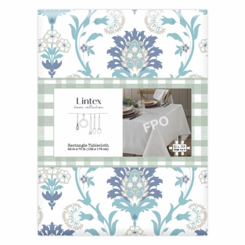 Lintex Home Collection Rectangle Ava Polycotton Tablecloth Perspective: front