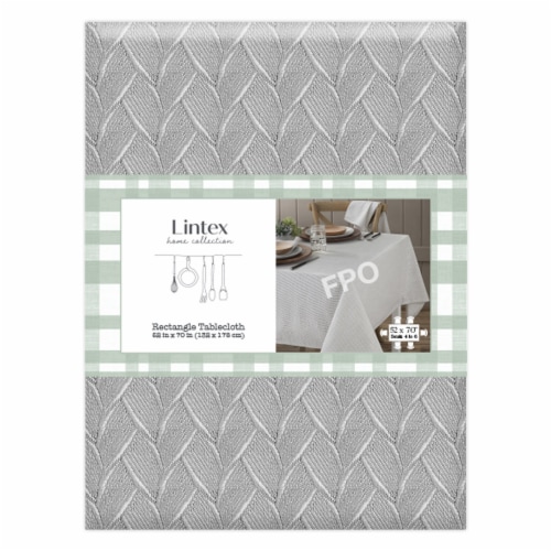 Lintex Home Collection Rectangle Anais Tablecloth - Grey Perspective: front