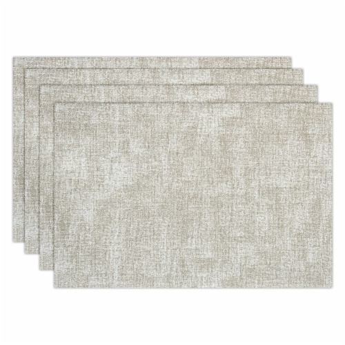 Tan Vinyl Placemats Perspective: front