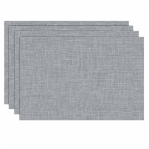 Lintex Maison Blue Vinyl Placemat Perspective: front