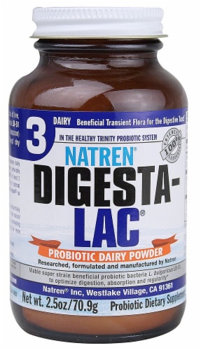Natren  Digesta-Lac® Probiotic Dairy Powder Perspective: front