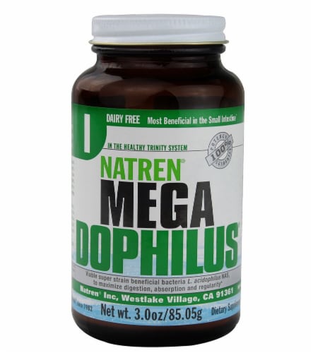Natren  Mega Dophilus Dairy Free Perspective: front