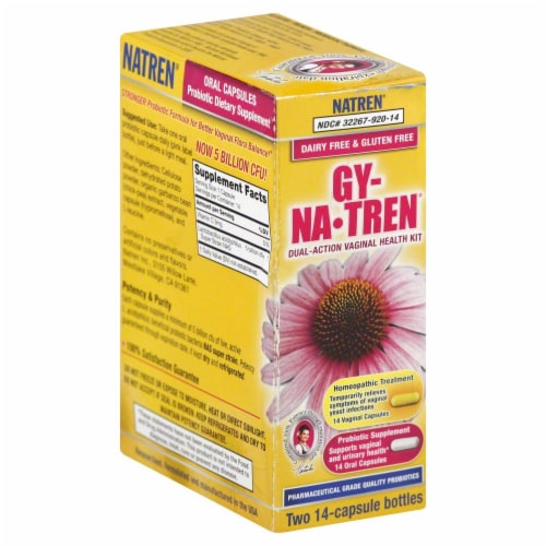 Natren Dual Action Vaginal Health Kit Perspective: front