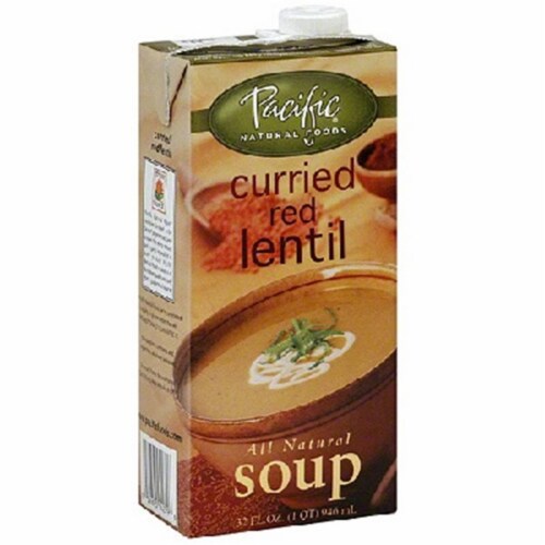 Pacific Natural Foods Organic Curried Red Lentil Soup Perspective: front