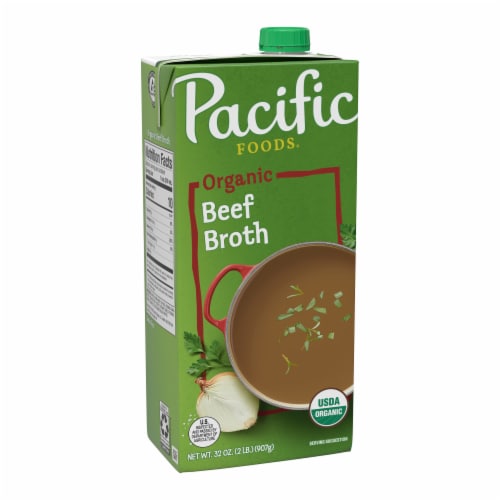 Pacific Foods Organic Vegetable Broth Low Sodium -- 32 fl oz Pack of 2 