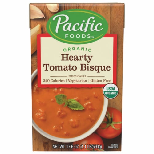 Pacific Foods™ Organic Hearty Tomato Bisque Soup Perspective: front