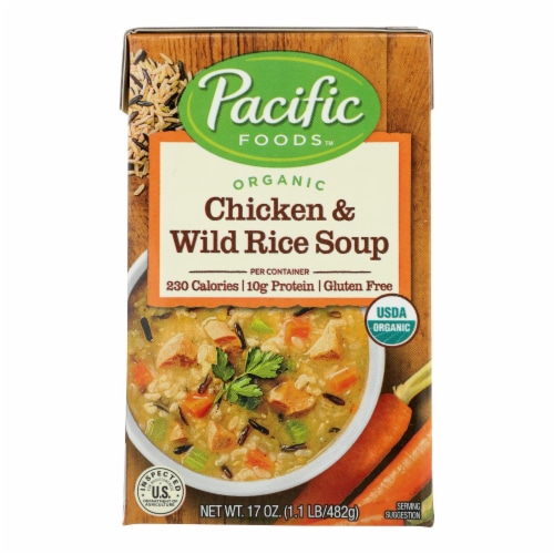 Pacific Foods™ Organic Chicken & Wild Rice Soup Perspective: front