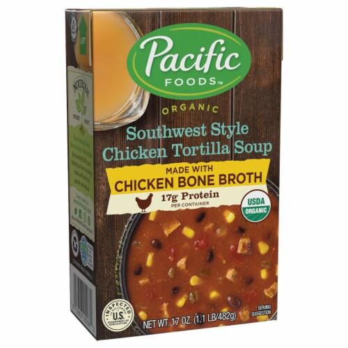 Pacific Foods™ Organic Southwest Style Chicken Tortilla Soup Perspective: front