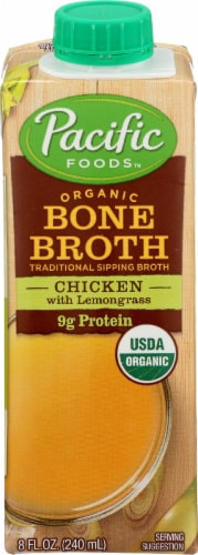 Fry S Food Stores Pacific Foods Organic Chicken With Lemongrass Bone Broth 8 Fl Oz