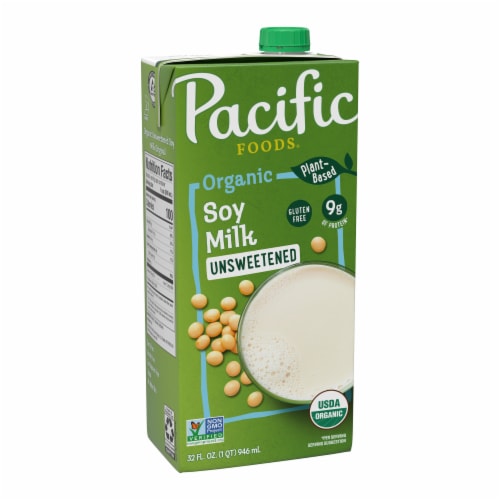 Pacific Foods™ Organic Soy Original Unsweetened Plant-Based Beverage Perspective: front