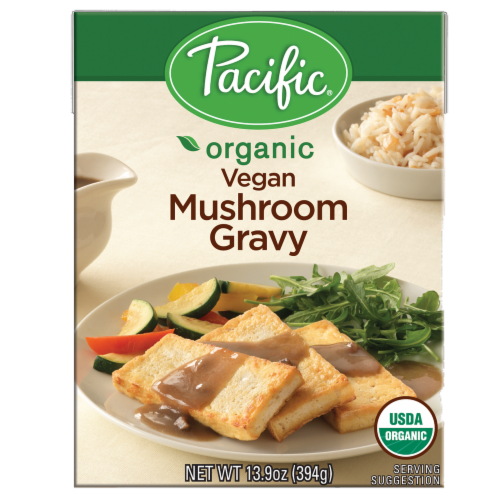 Pacific Organic Vegan Mushroom Gravy Perspective: front